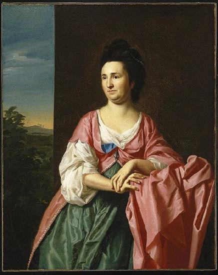 John Singleton Copley Mrs Sylvester Gardiner nee Abigail Pickman formerly Mrs William Eppes